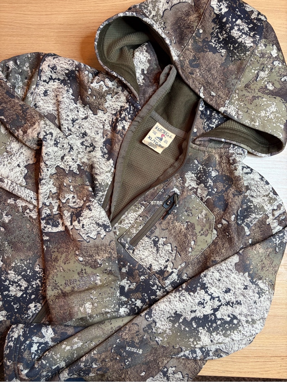 RedHead Camouflage Softshell Hoodie XL Polyester Jacket